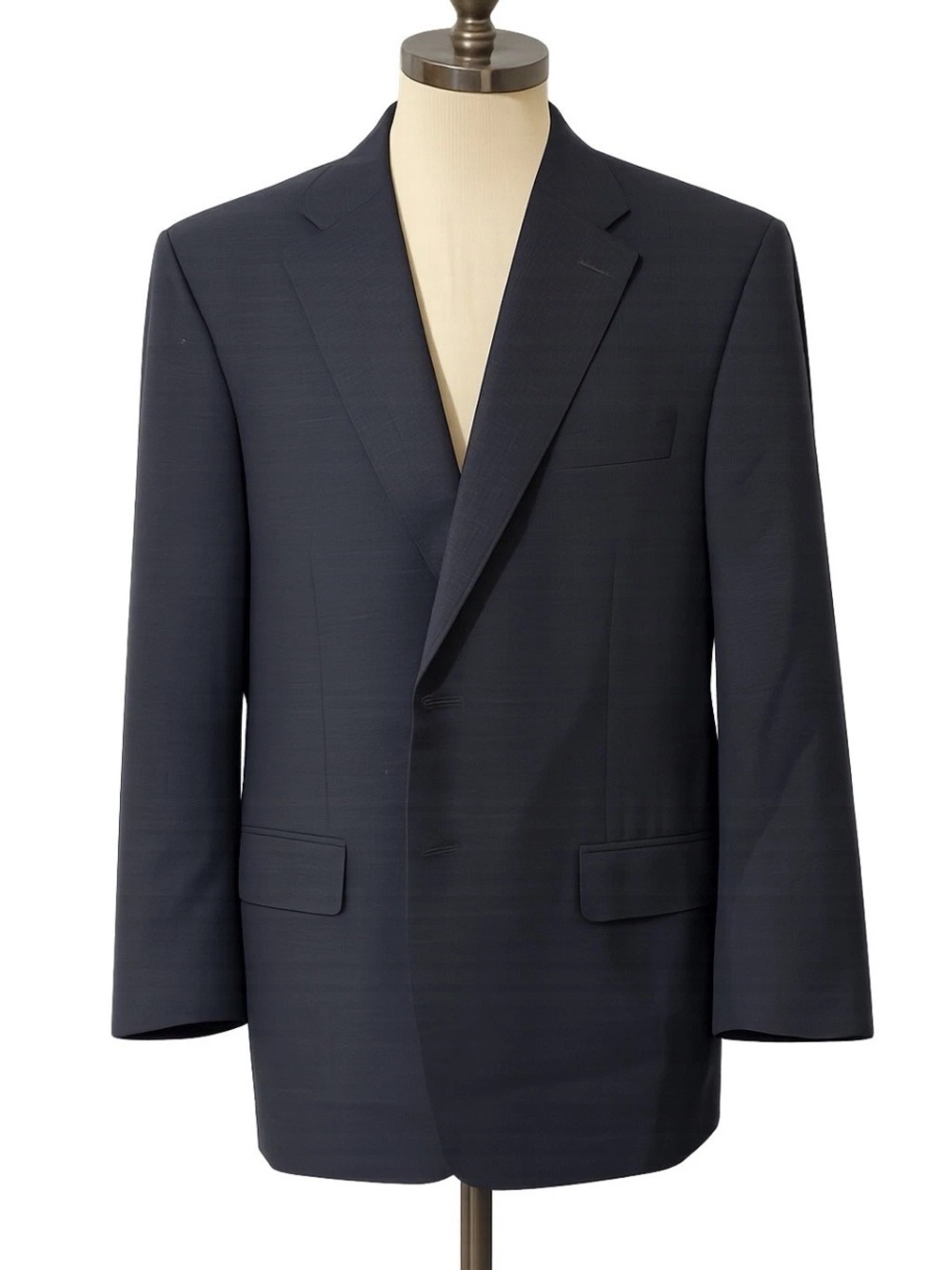 Canali Navy Single-Breasted Navy Blazer Sports Coat Suit Jacket 44R